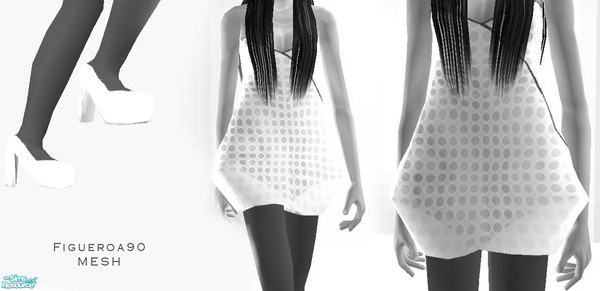 Sims 2 — InFantasy Mesh by Figueroa90 — InFantasy Mesh Dress 01