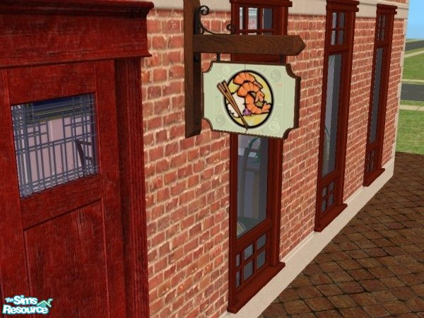Sims 2 — Restaurant Sign Set, Oriental Platter by schweighsr — Tired of the same old restaurants? A new franchise