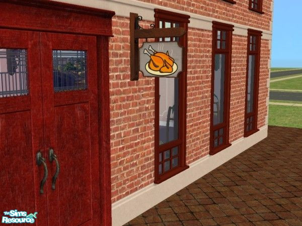 Sims 2 — Restaurant Sign Set, Turkey-Jerkey by schweighsr — Tired of the same old restaurants? A new franchise