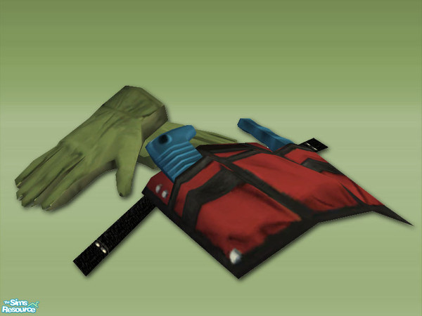 Sims 2 — Garden Shed Gloves and Tools - Rec 01 by Shakeshaft — Part of a set to create a Garden Potting Shed for your