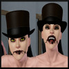 Sims 3 — Grusome Grace by mellymoshpit — 2 items of cc,gloves and mouth paint,store items and makeup using unlock outfits