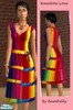 Sims 2 — Rainbow-love by BambiSky2 — Your sim will look stunning in this rainbow coloured dress 