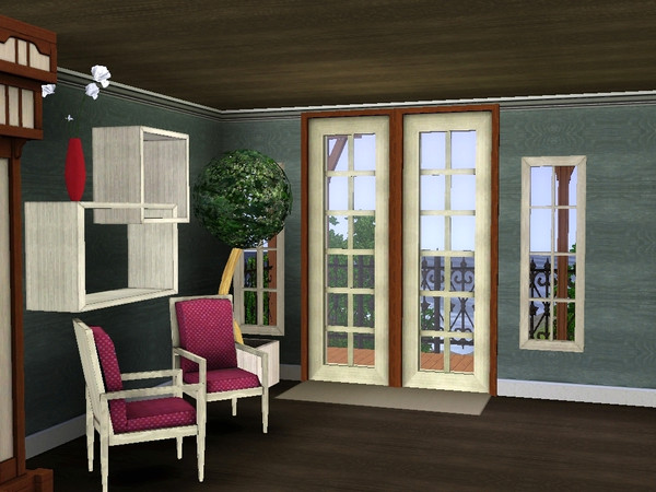 Sims 3 — Urban Loft Pattern Set - Horizontal Wood 3 by lilliebou — Horizontal wood pattern, one recolorable channel