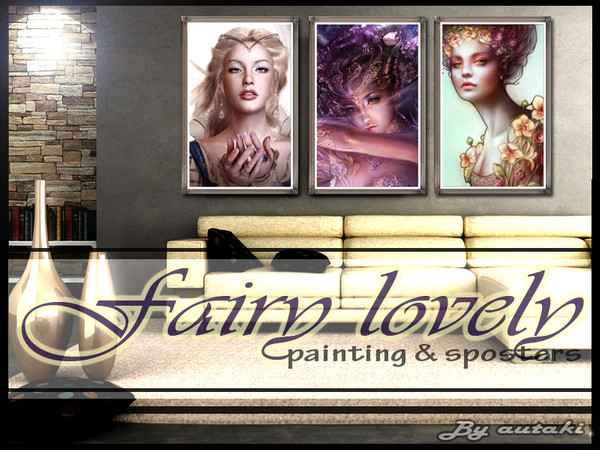 Sims 3 — Fairy lovely *Poster SET* by autaki — Fantasy posters. autaki@TSR 