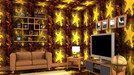 Sims 3 — Star Maroon by Maylu1654 — A Starry Wall Makes Any Home A Space Adventure! ~ Made By Maylu1654