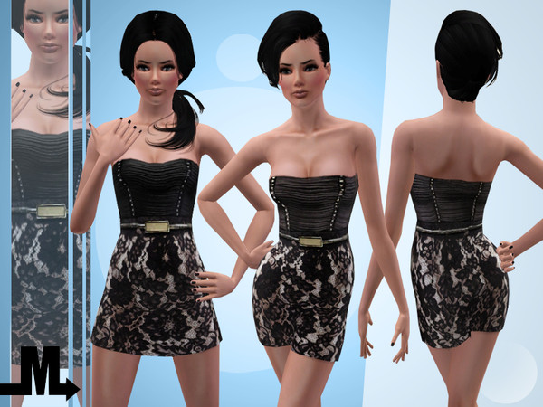 Sims 3 — Honor by miraminkova — Look amazing along with this sexy mini dress The dress is not recolorable but I included
