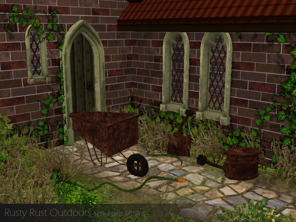 Sims 3 — Rusty Rust Outdoors by spacesims — Do your sims ever do housework? If not, then this is the perfect set for your