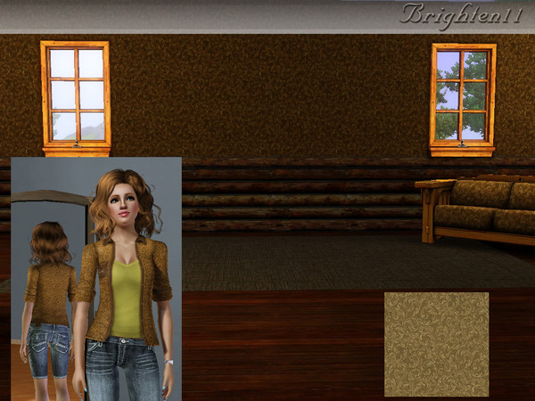 Sims 3 — BR11 West Wind by Brighten11 — West Wind - Brighten11 A rustic print for walls, linens, furniture and clothing.