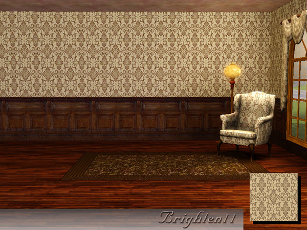 Sims 3 — BR11 Damask 1 by Brighten11 — Damask 1 - Brighten11 A classic damask pattern, perfect for walls, carpet,
