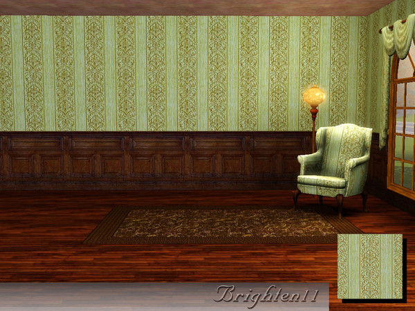 Sims 3 — BR11 Damask Stripe by Brighten11 — Damask Stripe - Brighten11 A classic damask pattern, perfect for walls,
