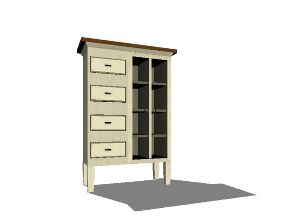 Sims 3 — On the Beach ! - Dining room - Cabinet by lilliebou — Surfaces/Coffee tables 200 Simoleons Three recolorable