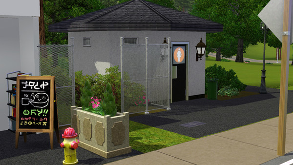 Sims 3 — Public Restroom by Induriel2 — 