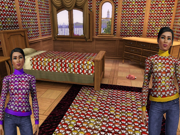 Sims 3 — Smiles by allison731 — By allison731 www.thesimsresource.com Funny pattern with smiling faces. Enjoy.