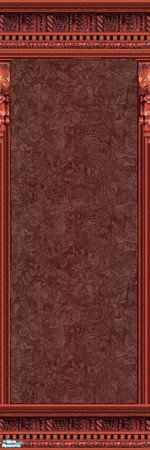 Sims 2 — jsf2 ENKER Embossed by jsf — Burgandy and soft brown make up subtle leaf and floral patterns on this subtely