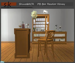 Sims 2 — PB Bar Recolor Honey by ShinoKCR — Here is the promised Recolor for the Bar in Honey. We hope you enjoy!