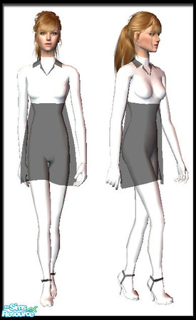 Sims 2 — Alpha mesh with collar by _cari_ — Hope you like it 
