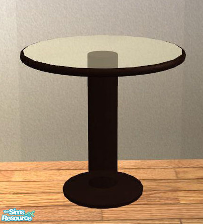 Sims 2 — PB Kitchen Recolors brown - Diningtable blacknglasstop by ShinoKCR — 