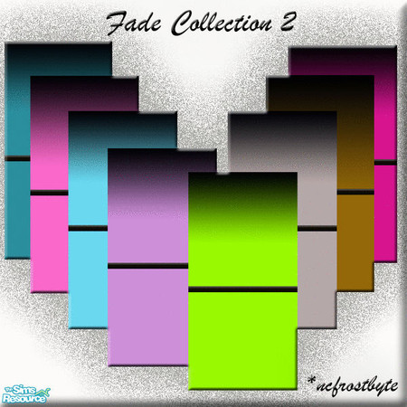 Sims 2 — Fade Collection 2 by ncfrostbyte — Collection of colorful faded wallpapers. *ncfrostbyte