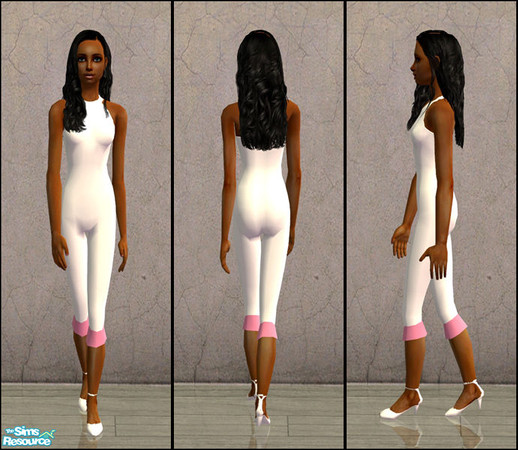 Sims 2 — MESH_Aleeza_tfalphacroppedpants by Aleeza — Alpha editable pants mesh for adult female sims. Working fat and