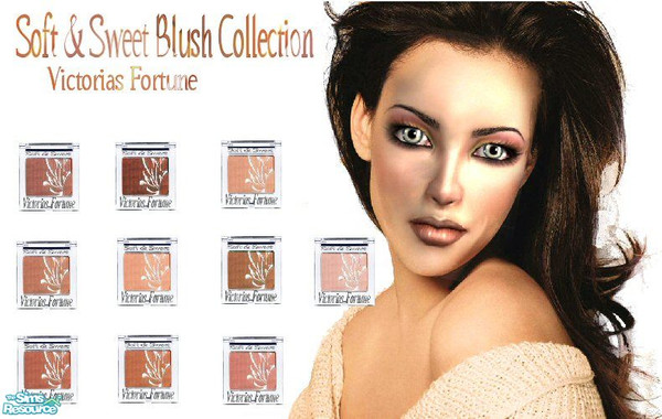 Sims 2 — VF Soft & Sweet Blush Collection by fortunecookie1 — Here is a collection of soft & sweet blushes. These