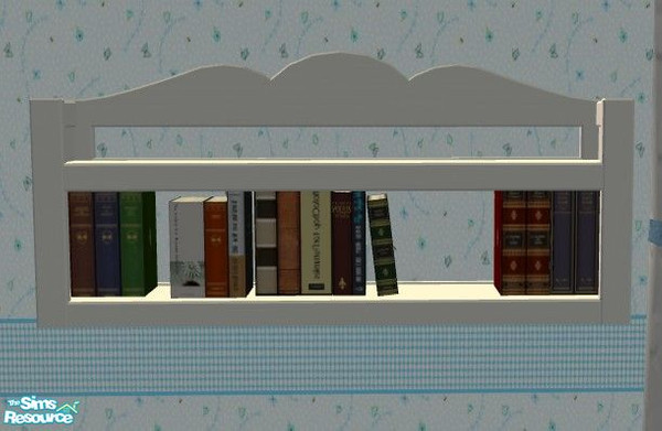 Sims 2 — Holly Hobbie Girls Room - Shelf by Riverwillows — A sweet little bedroom, with vintage Holly Hobbie in blues.