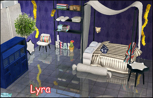 Sims 2 — Lyra by steffor — the funky bedroom