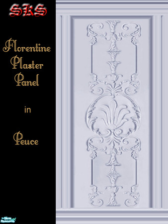 Sims 2 — Florentine Plaster Panels - Peuce by 71robert13 — Sculpted plaster panel for that ultra palatial style. By: SKS