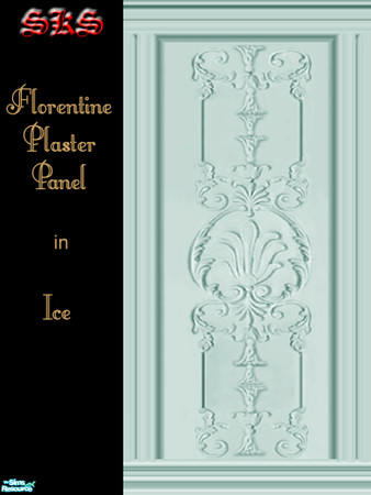 Sims 2 — Florentine Plaster Panels - Ice by 71robert13 — Sculpted plaster panel for that ultra palatial style. By: SKS