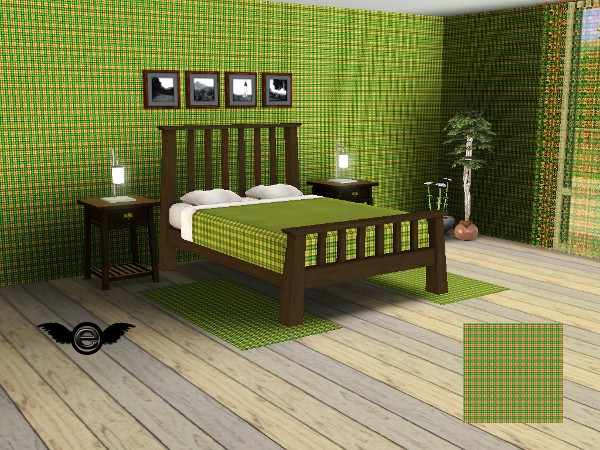 Sims 3 — Country Pattern Set Green - Plaid Pattern 2 by engelchen1202 — Country Pattern Set Green - Plaid Pattern 2 by