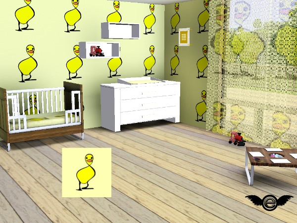 Sims 3 — Country Pattern Set yellow -  Dug yellow by engelchen1202 — Country Pattern Set yellow - Dug yellow made by