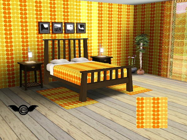 Sims 3 — Country Pattern Set yellow - Leaf Bud smal yellow by engelchen1202 — Country Pattern Set yellow - Leaf Bud smal