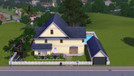 Sims 3 — Sunny Villa by Moonwalker1 — On the ground floor there's a small gym, a study, a living room, a kitchen, a
