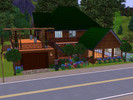 Sims 3 — 91 McKenner by blurred2 — Multi-story home. Basement includes a bonus room and bath. The first floor is a living