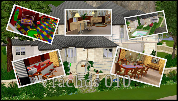 Sims 3 —  by MarioQuintero2 — Vrachos 010 is my first house in TS3. I used to build houses in TS1 and TS2, so, I consider