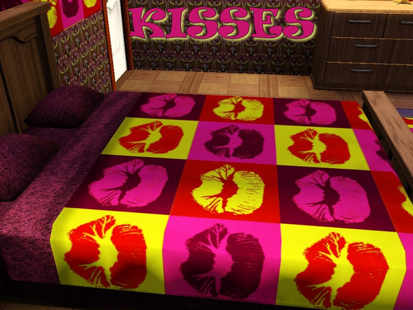 Sims 3 — Kisses by allison731 — By allison731 www.thesimsresource.com Cute themed 4-recolorable pattern with kisses. I