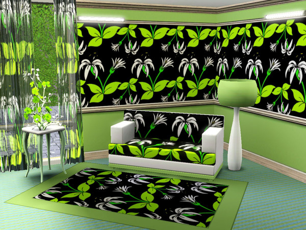 Sims 3 — marcorse_field lily pattern by marcorse — Another in my bold and brights. . . this one featuring pretty white