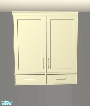 Sims 2 — PB Kitchen Recolor cream - Cupboard Door and Drawers by ShinoKCR — Updated on Nov. 08 2008 - Textur new for
