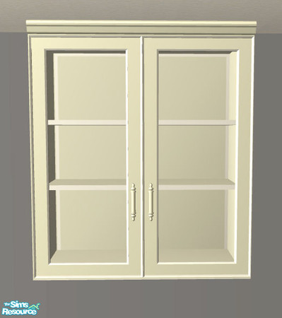 Sims 2 — PB Kitchen Recolor cream - Counter Door Glass and Drawers by ShinoKCR — Updated on Nov. 08 2008 - Textur new for