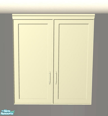 Sims 2 — PB Kitchen Recolor cream - Cupboard Doors by ShinoKCR — Updated on Nov. 08 2008 - Textur new for updated mesh