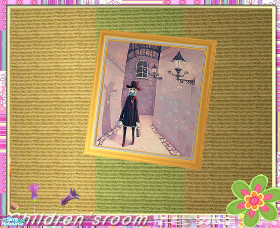 Sims 2 — Huabanzhu~Childrens/room - painting by huabanzhu — 