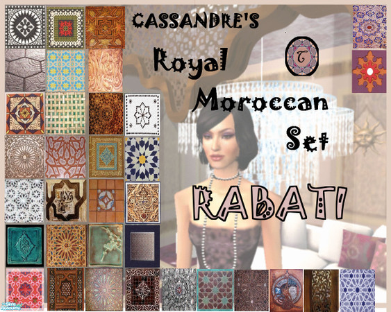 Sims 2 — Royal Morrocan Set : Rabati by kibanahnah — Made a long time ago for personnal use, but now it\'s yours. It\'s a