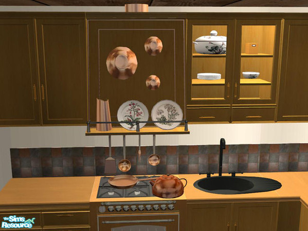 Sims 2 — PB Kitchen Recolor Honey - Rangehood by ShinoKCR — 