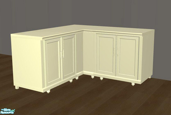 Sims 2 — PB Kitchen Recolor cream - Counter Doors by ShinoKCR — Updated on Nov. 08 2008 - Textur new for updated mesh