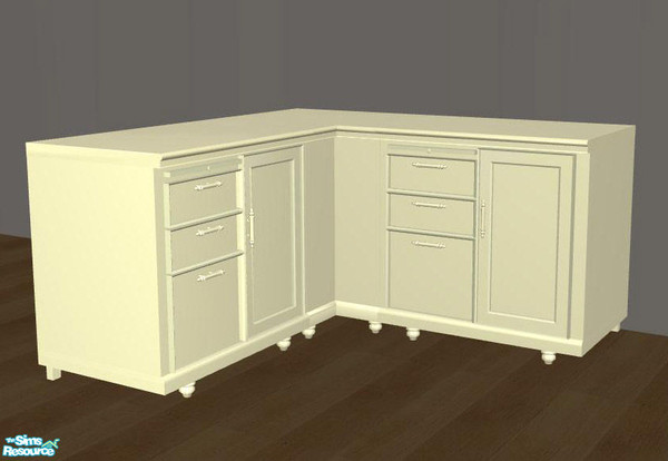Sims 2 — PB Kitchen Recolor cream - Counter Door and Drawers by ShinoKCR — Updated on Nov. 08 2008 - Textur new for