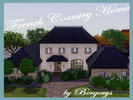 Sims 3 — 5 Rue Darboux - French Country Home by bergcrys2 — This french style home is built for the Versailles World. It
