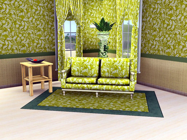 Sims 3 — marcorse_lemon tree pattern by marcorse — A traditional tree pattern in vibrant citrus shades