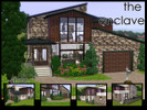Sims 3 — Enclave - 3 br, 3 ba by Big Bad Shar — Medium family home features modern architecture and contemporary