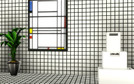 Sims 3 — Composition No. 10 by Elias1235 — Piet Mondrian, Composition No. 10, 1939-42, oil on canvas, 80 x 73 cm, private