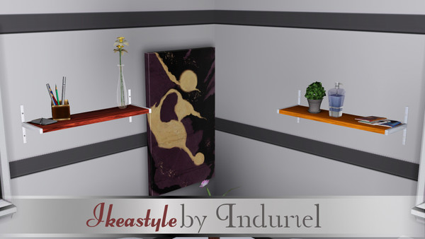 Sims 3 —  by Induriel2 — Simple Ikea lookalike Wallshelf J&auml;rgen Price 45$