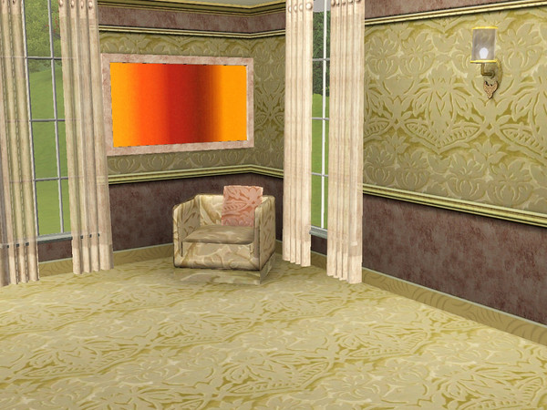 Sims 3 — marcorse_acanthus carpet pattern by marcorse — A softly textured carpet pattern in the classiic acanthus design.